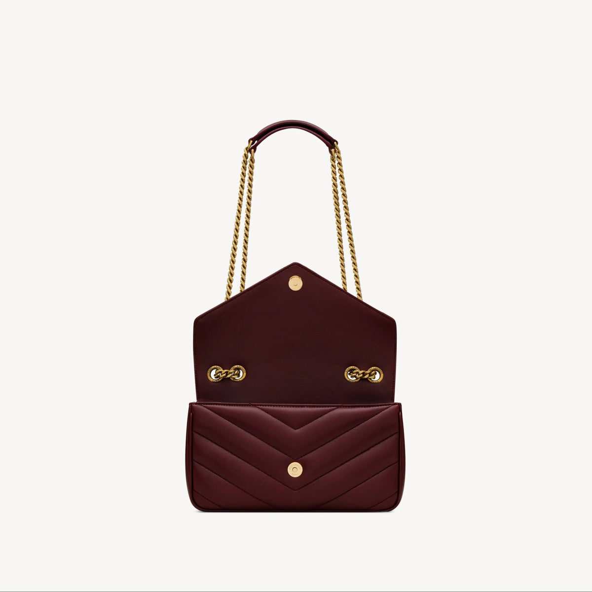 YSL Loulou Small in Matelassé Lambskin