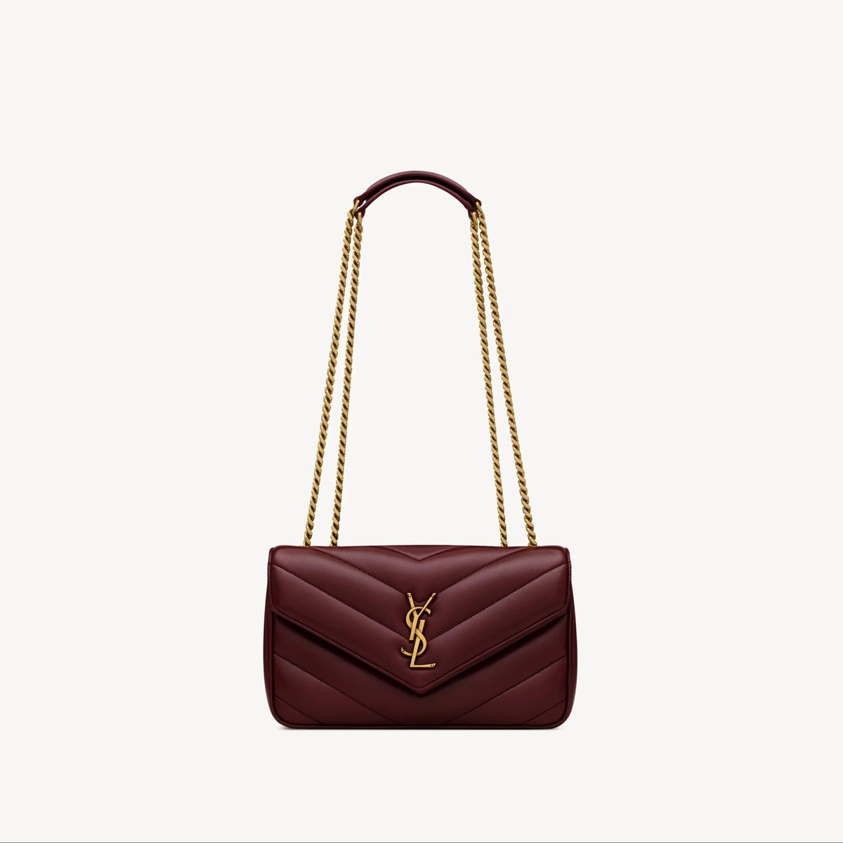 YSL Loulou Small in Matelassé Lambskin