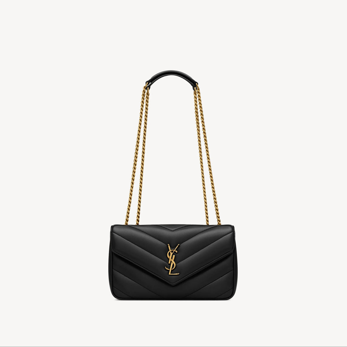YSL Loulou Small in Matelassé Lambskin