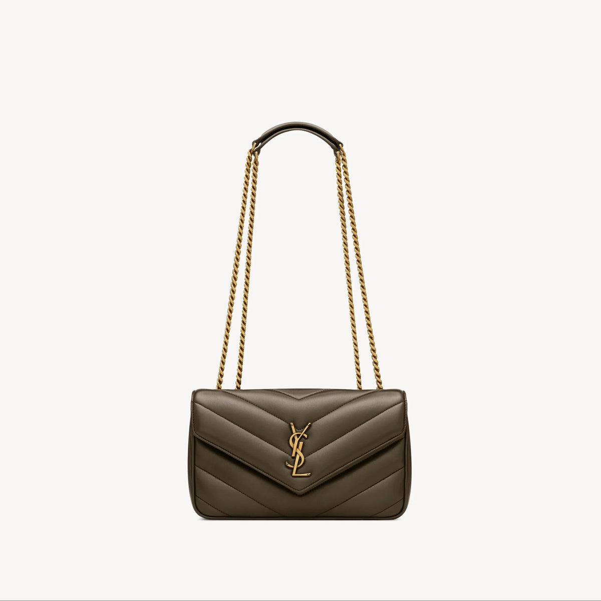 YSL Loulou Small in Matelassé Lambskin