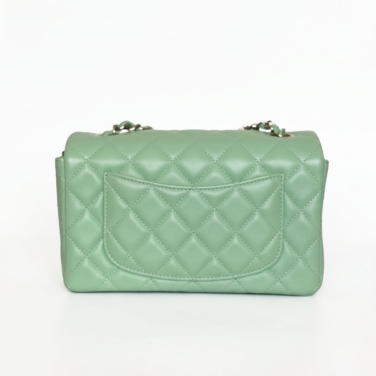 Chanel Mini Flap Bag Top Handle Lambskin