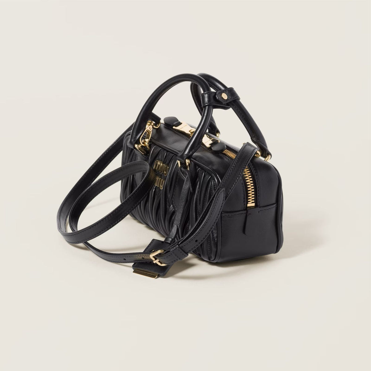 Miu Miu Arcadie Matelassé Nappa Leather Bag
