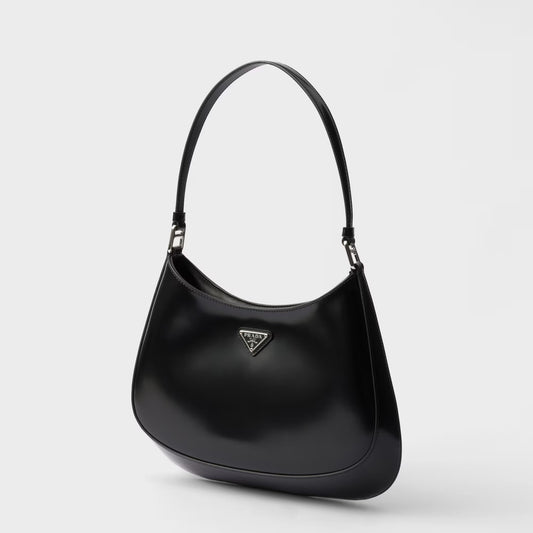 Prada Cleo Brushed Leather Shoulder Bag