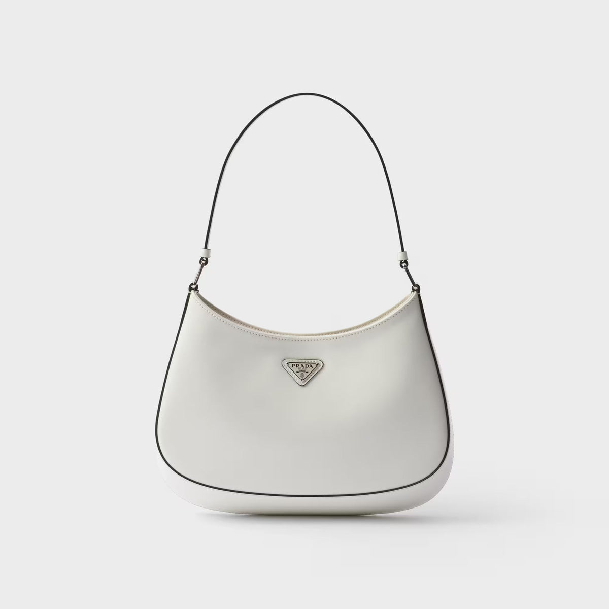Prada Cleo Brushed Leather Shoulder Bag
