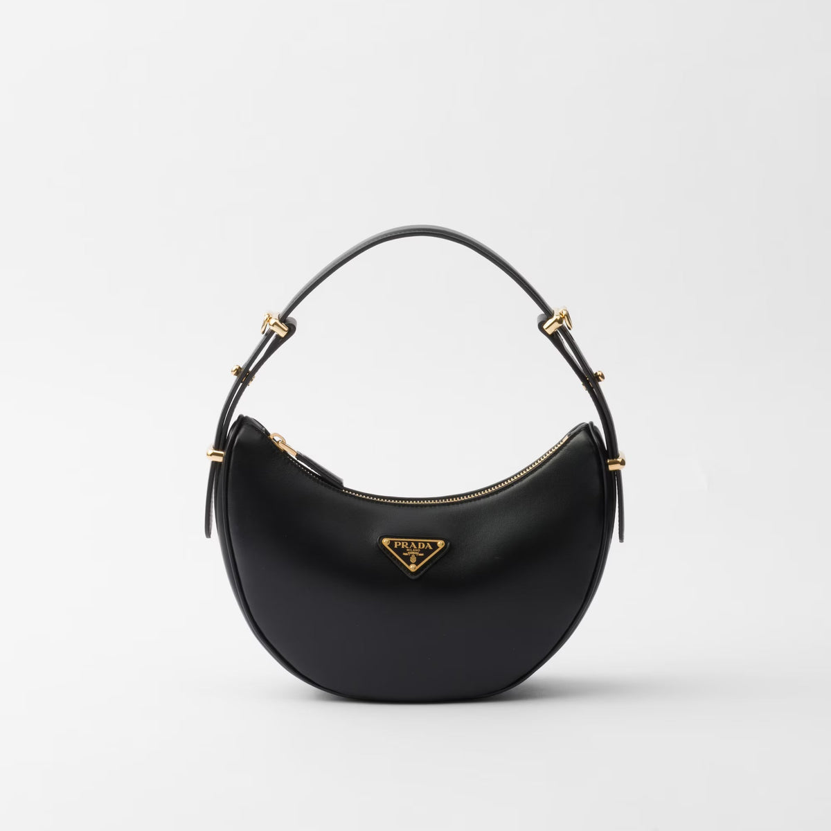 Prada Arqué Small Leather Shoulder Bag