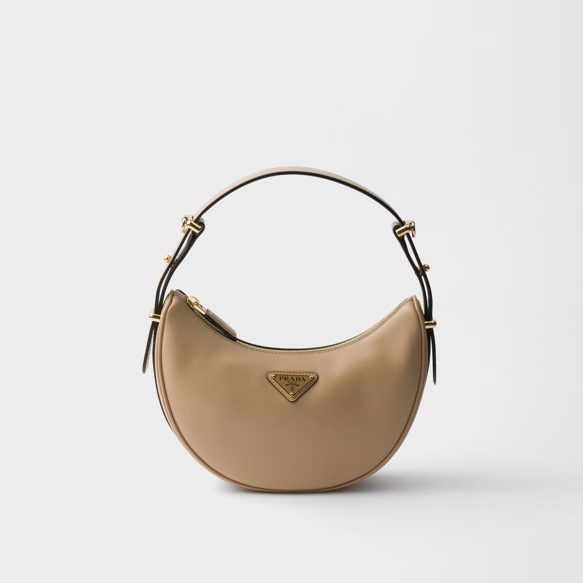Prada Arqué Small Leather Shoulder Bag