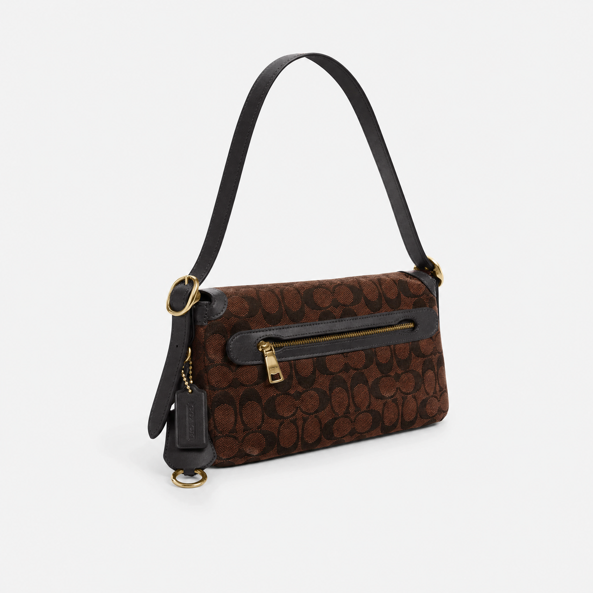 Coach Etta Small Flap Shoulder Bag In Signature Chenille