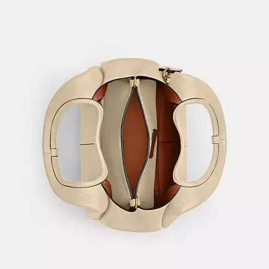 Coach Cream Lana Create Ribbon Bag