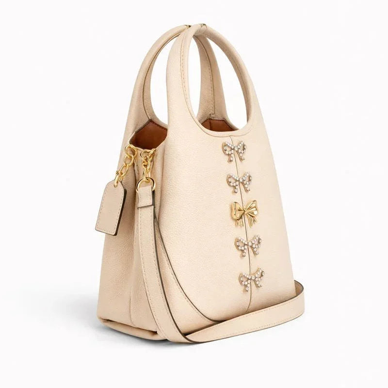 Coach Cream Lana Create Ribbon Bag