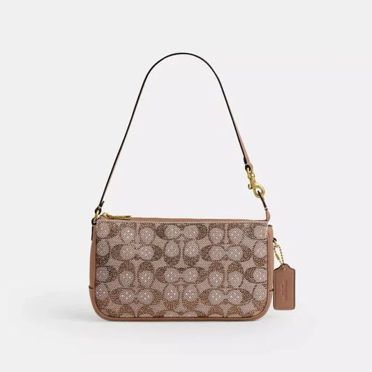 Coach Plaza Bag In Crystal Signature Jacquard