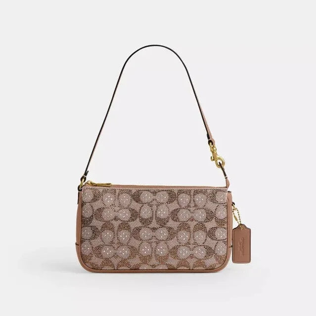 Coach Plaza Bag In Crystal Signature Jacquard
