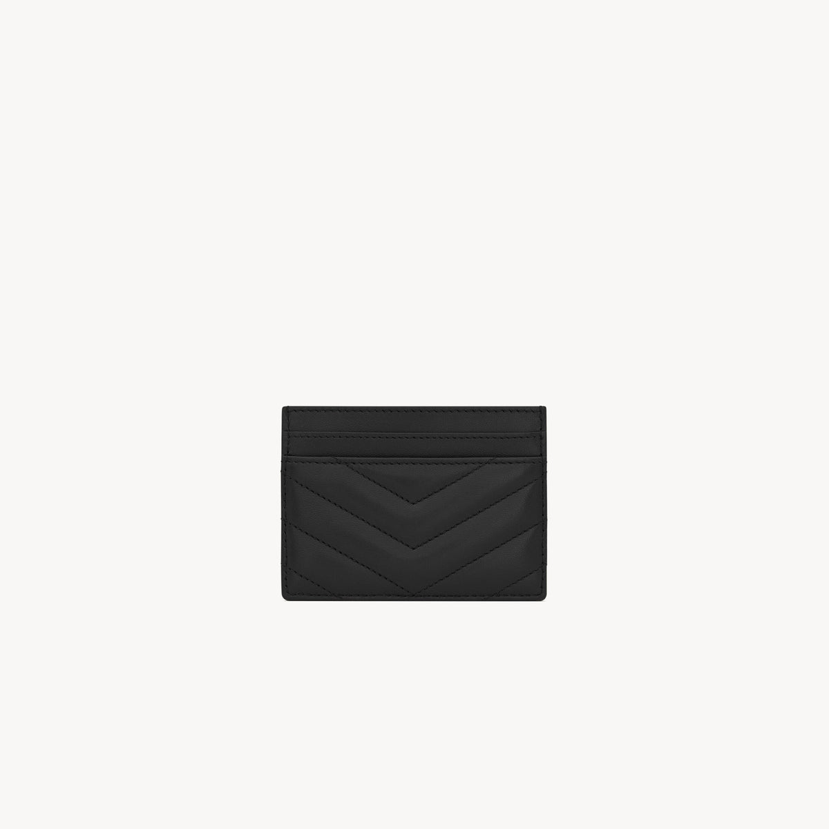 YSL CASSANDRE MATELASSÉ card case in lambskin