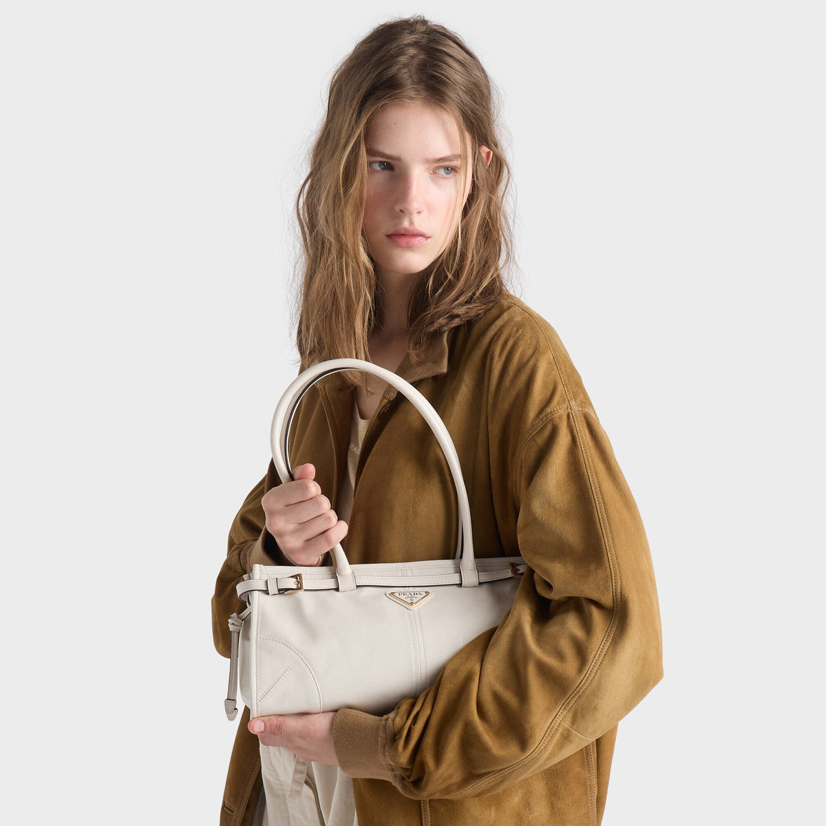 Prada Bonnie Medium Leather Handbag