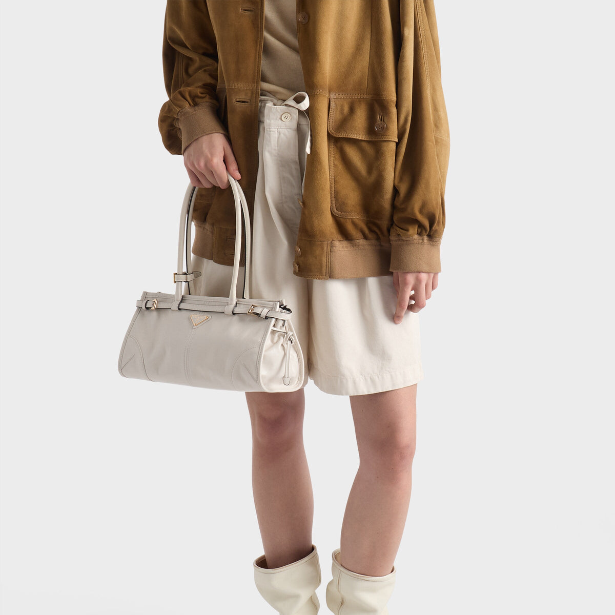 Prada Bonnie Medium Leather Handbag