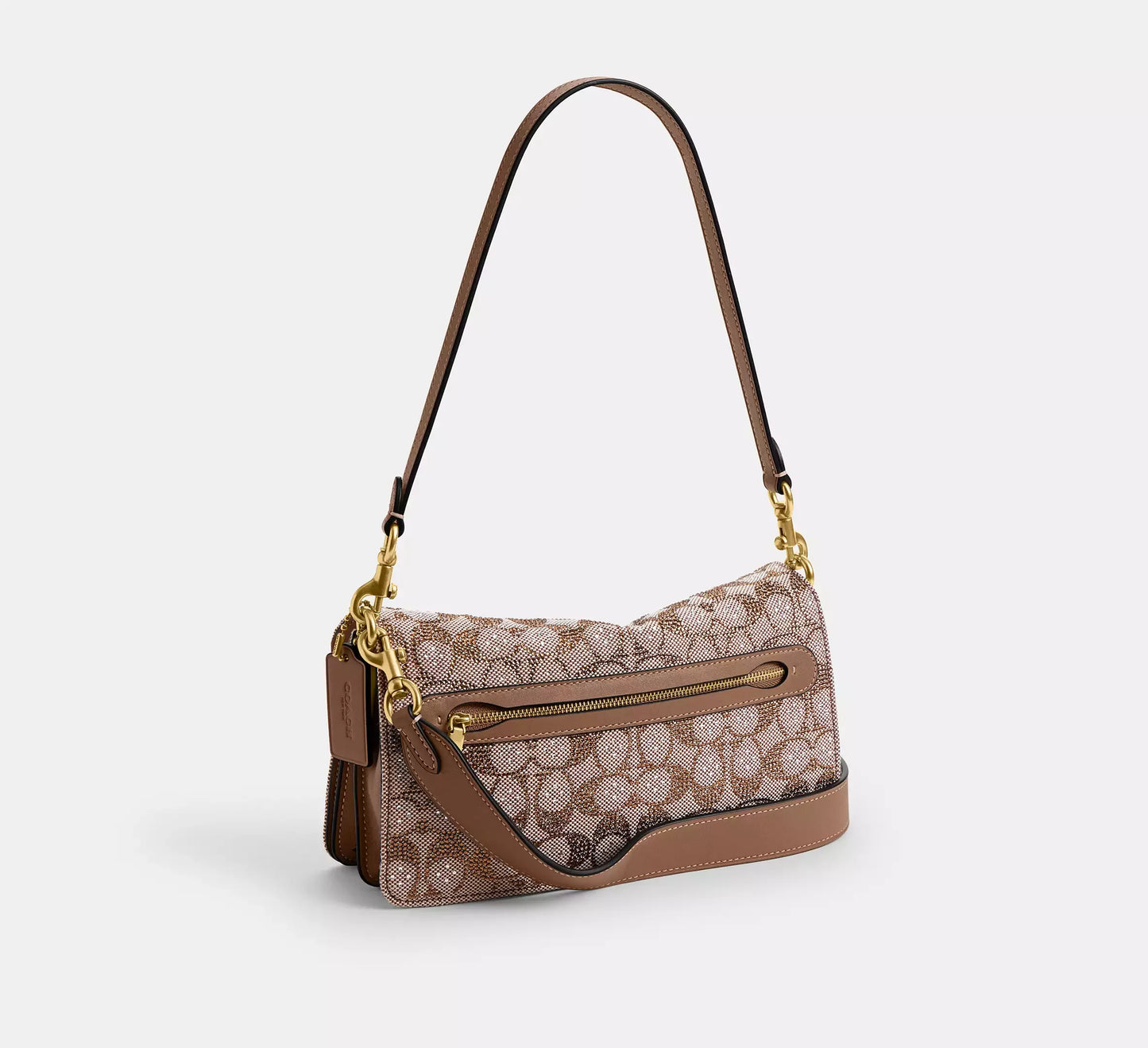 Coach Tabby Shoulder In Crystal Signature Jacquard