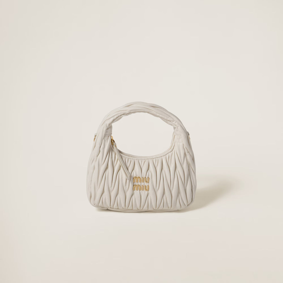 Wander Matelassé Nappa Leather Hobo Bag