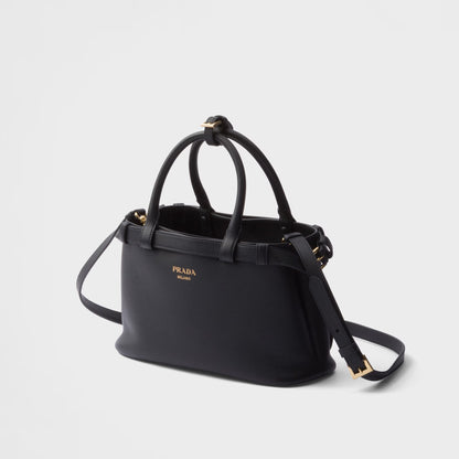 Prada Buckle Small Leather Handbag