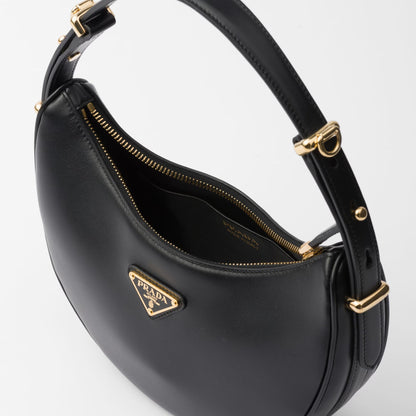 Prada Arqué Small Leather Shoulder Bag