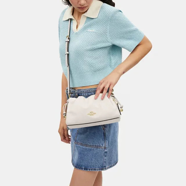 Coach Faye Shoulder Bag with Ruching