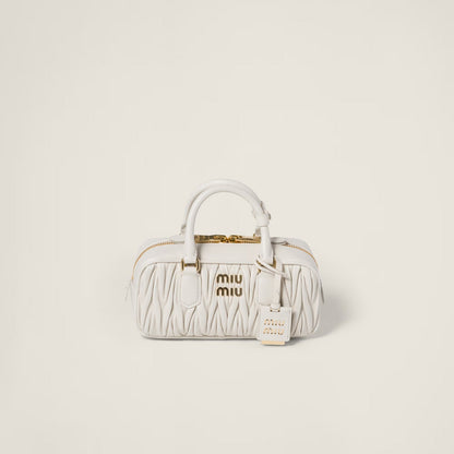 Miu Miu Arcadie Matelassé Nappa Leather Bag